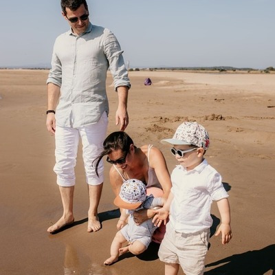 séance photo à la plage à Gruissan