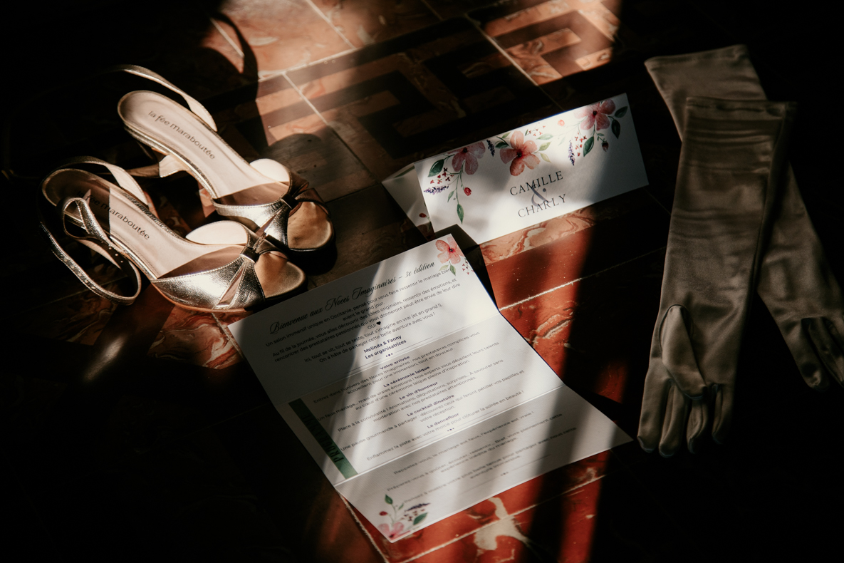 la papeterie faire-part et accessoires de la mariée